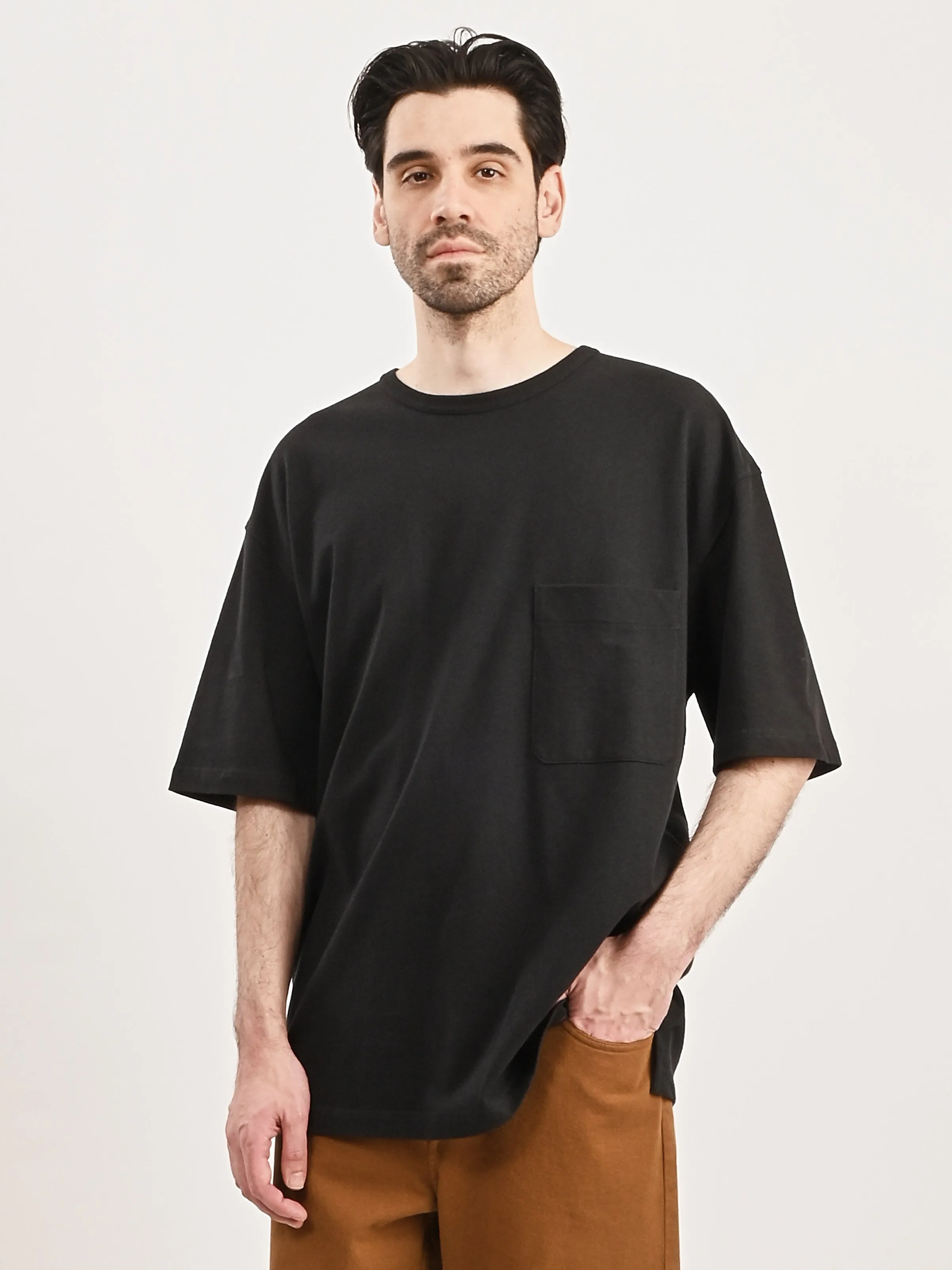 Jet Black Boxy S/S T-Shirt