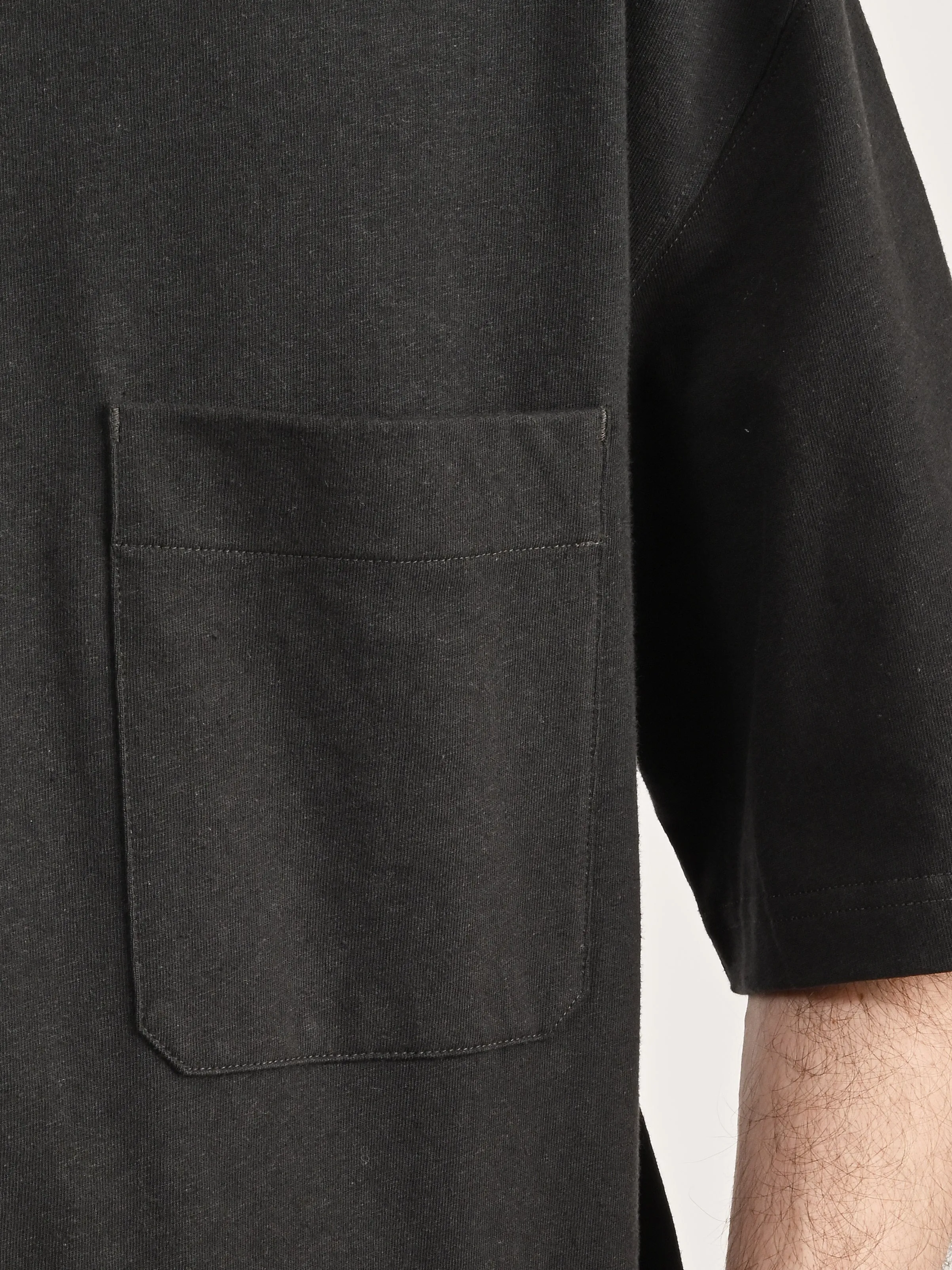 Jet Black Boxy S/S T-Shirt
