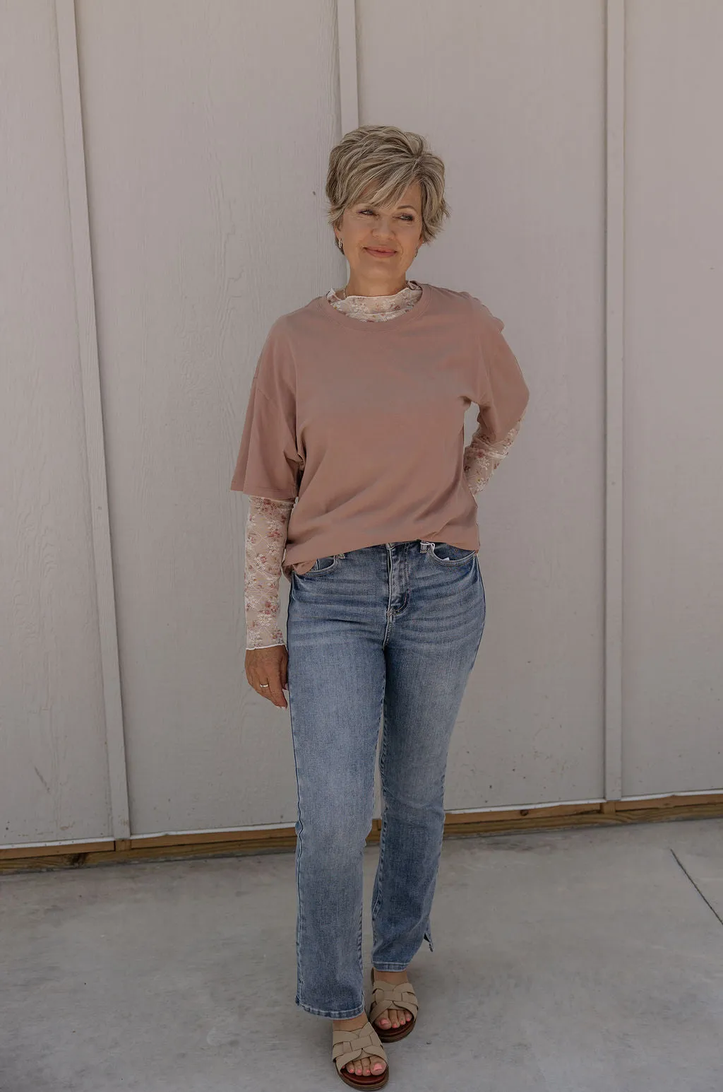 JOYCE LACE LONG SLEEVE TOP 3 COLOR OPTIONS
