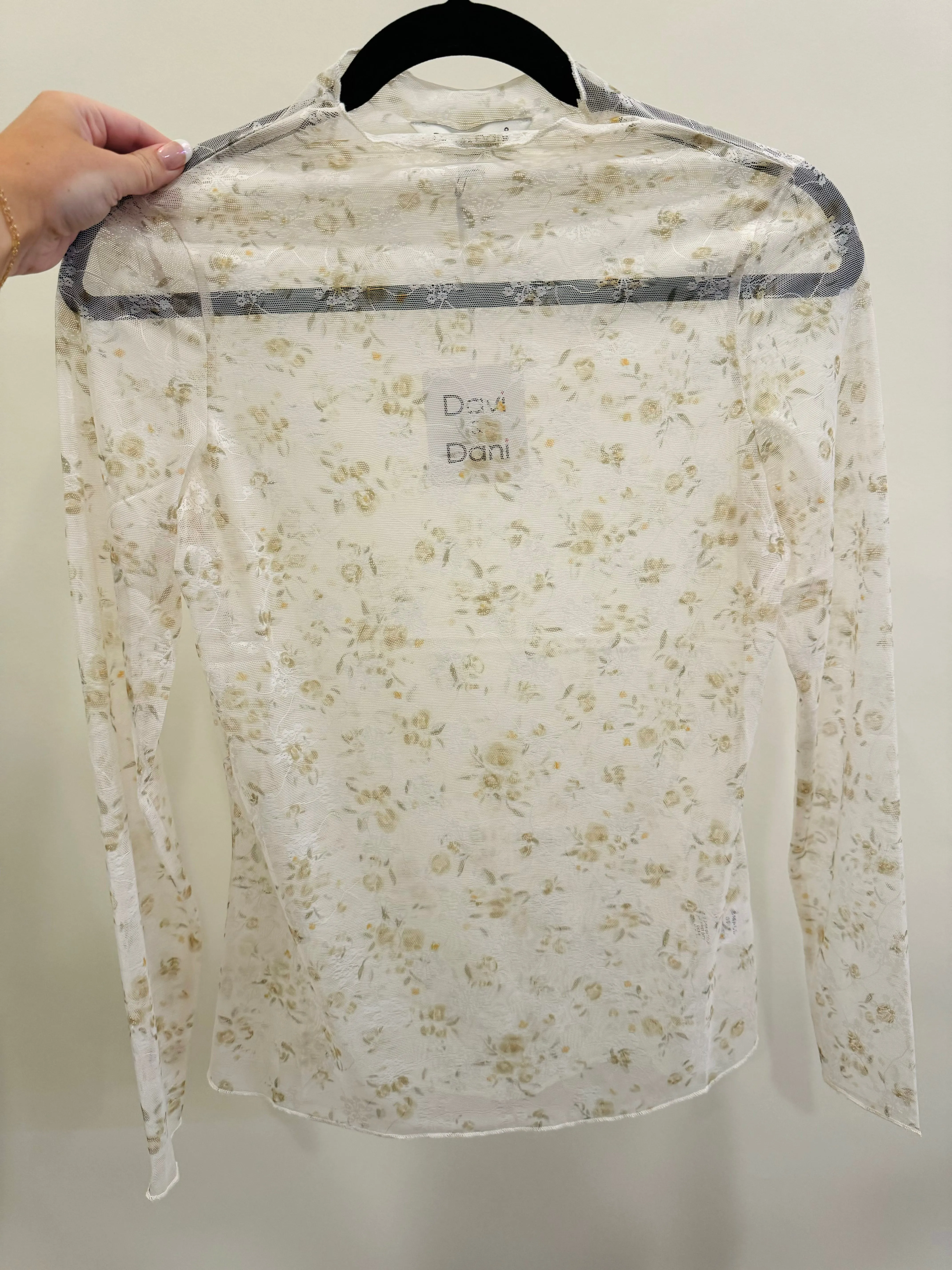 JOYCE LACE LONG SLEEVE TOP 3 COLOR OPTIONS