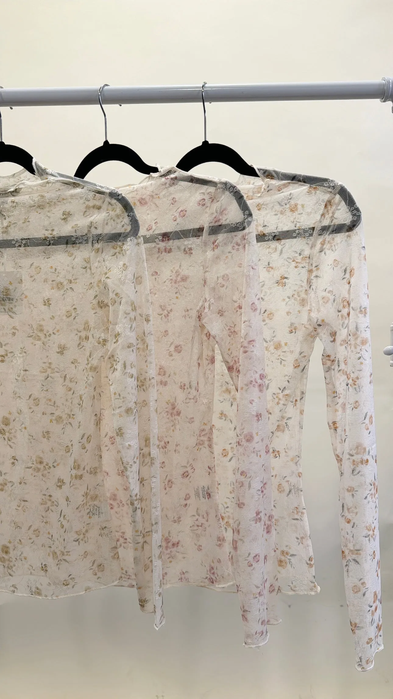 JOYCE LACE LONG SLEEVE TOP 3 COLOR OPTIONS