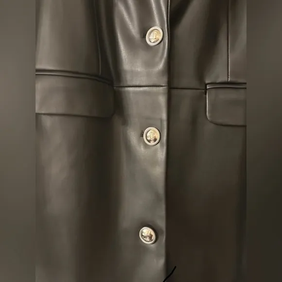 Juicy Couture Oversized Faux Leather Coat ✨NWT✨