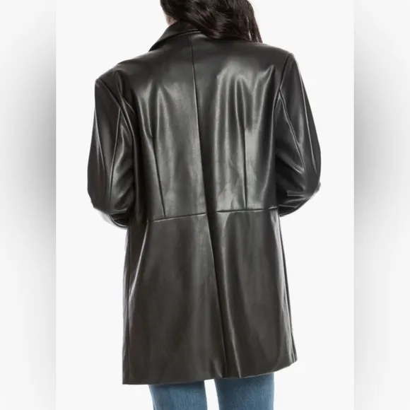 Juicy Couture Oversized Faux Leather Coat ✨NWT✨