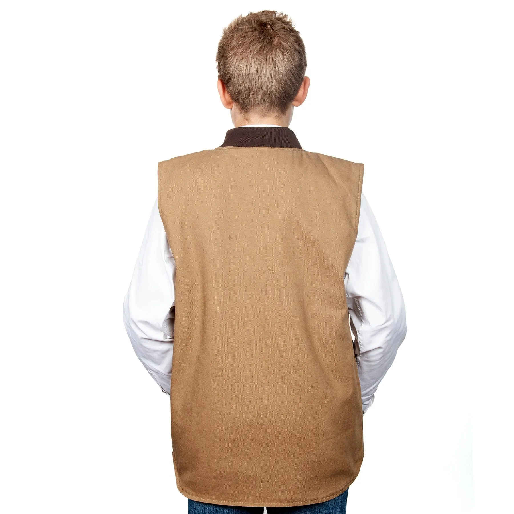 Just Country Kids Junior Diamantina Vest - Khaki