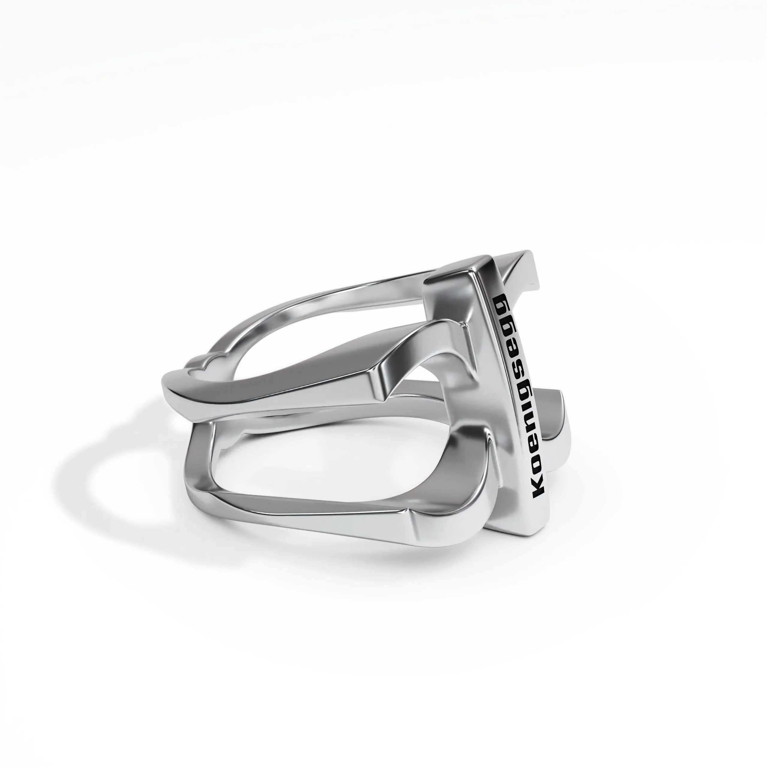 KOENIGSEGG CC SILVER STATEMENT RING