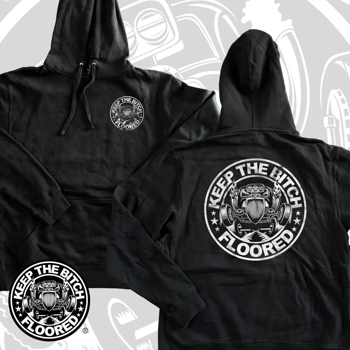 KTBF "CORPORATE" Pullover Hooded Sweatshirt
