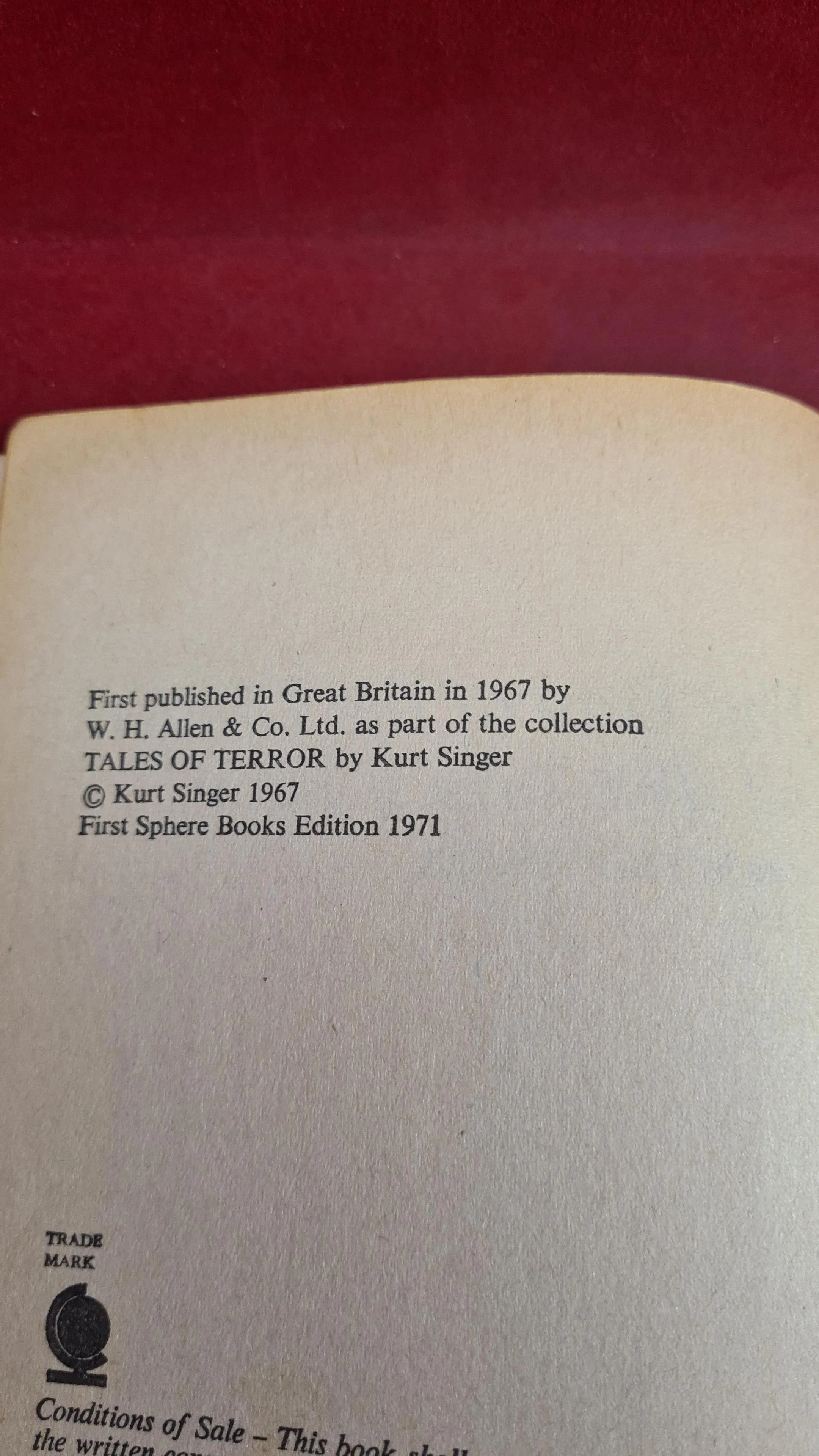 Kurt Singer - The Day of the Dragon, First Sphere Books Edition 1971, Paperbacks