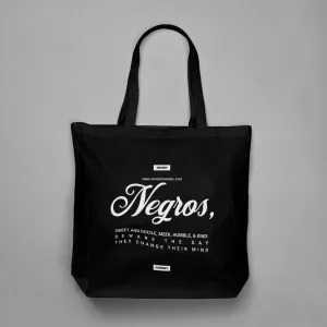 Langston Hughes 'Beware the Day' Canvas Statement Tote