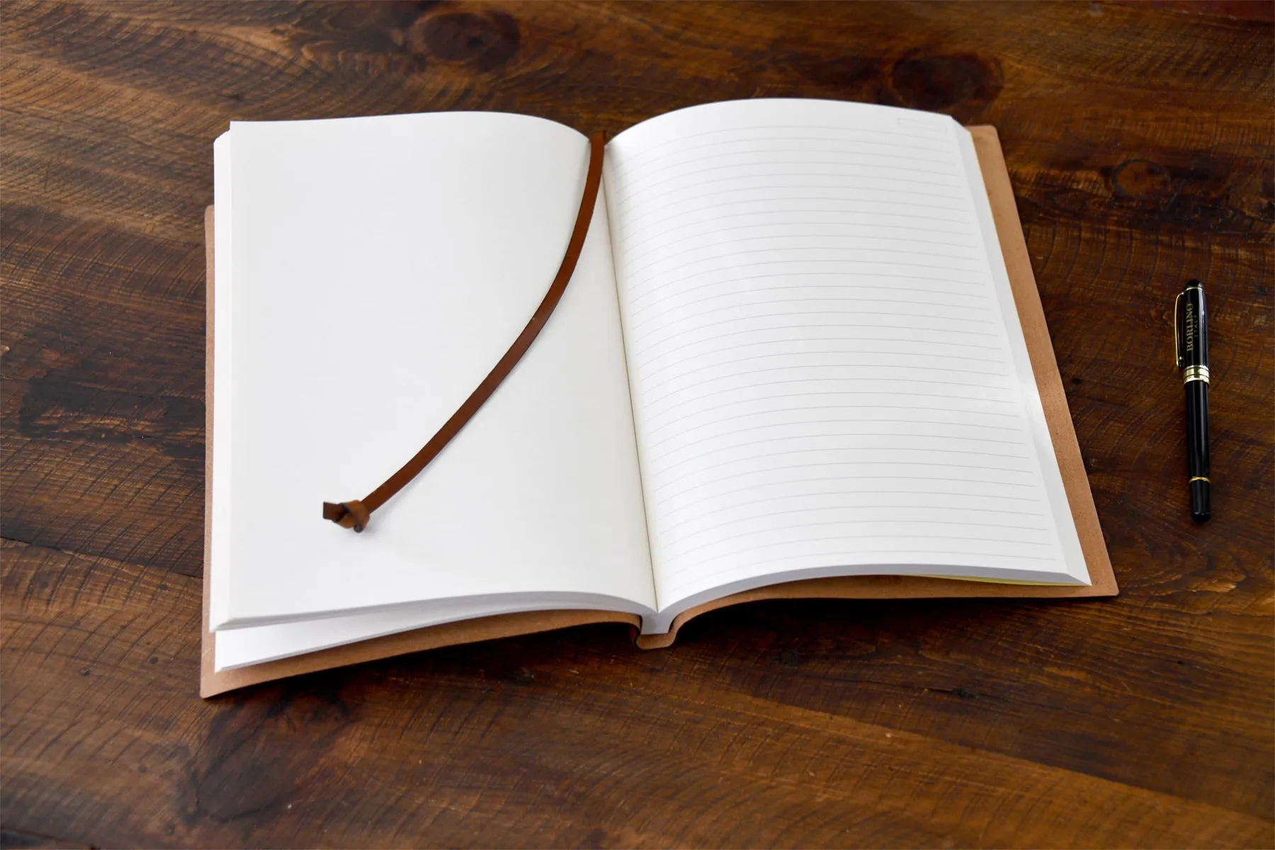 Large 3-Screw Vachetta Leather Journal - Terra