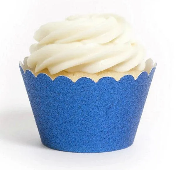 Laser Cut Glitter Cupcake Wrappers Pkg 15