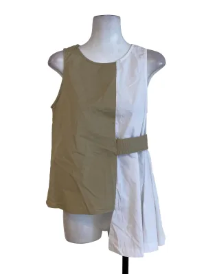 Latte Half White Top