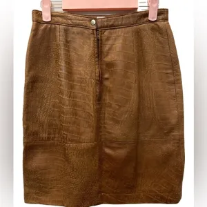 Leather Skirt, Vintage Ann Taylor. Buttery Soft!!