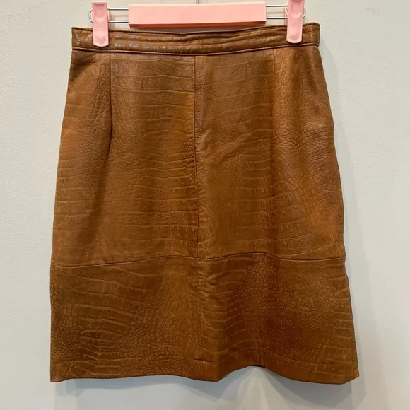Leather Skirt, Vintage Ann Taylor. Buttery Soft!!