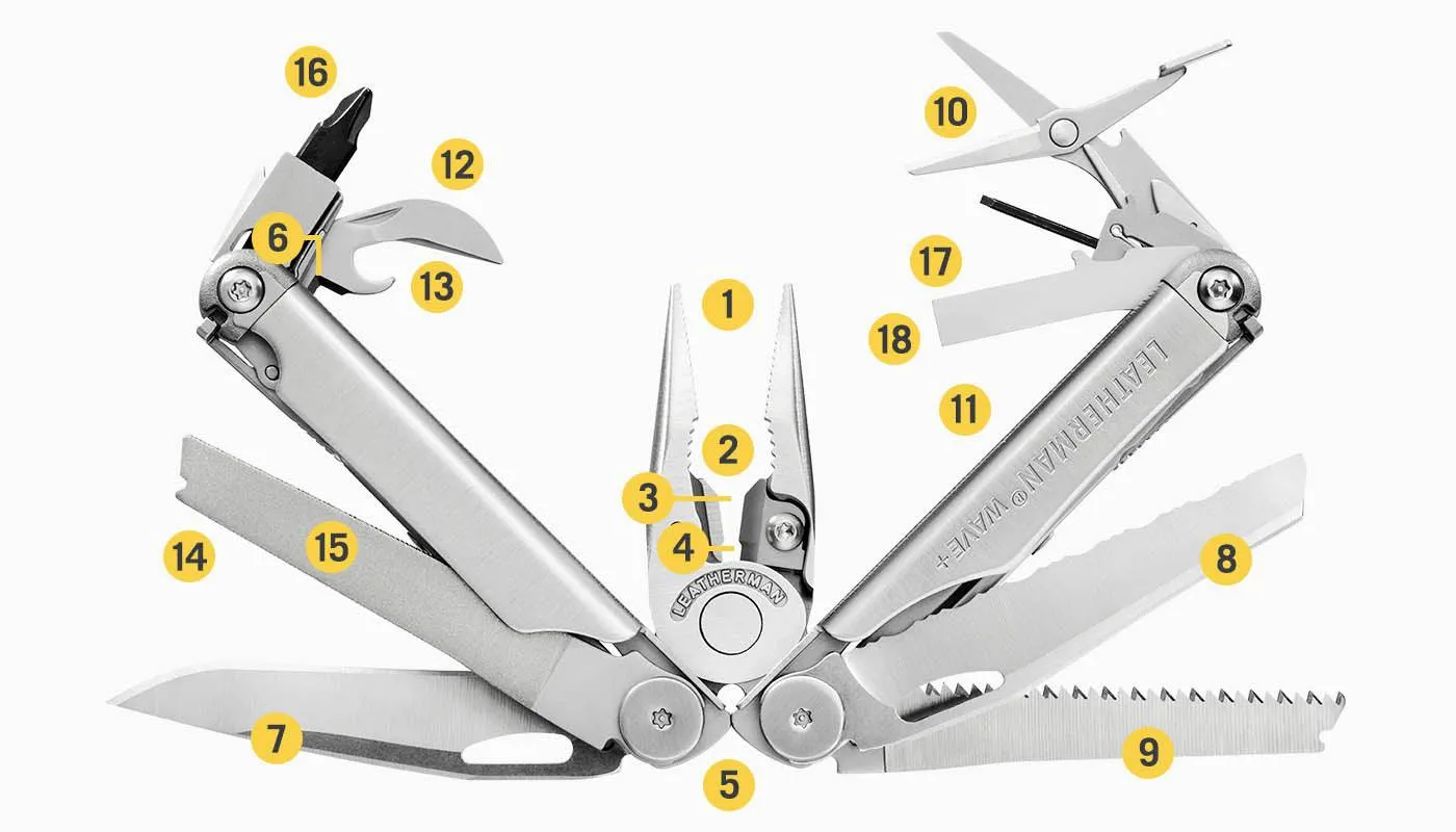Leatherman multitool WAVE plus - Silver
