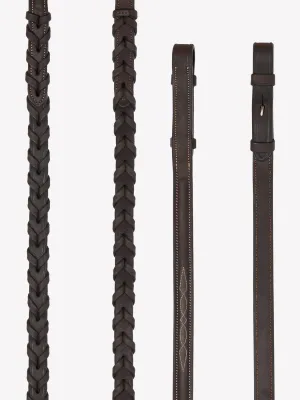 LeMieux Hunter Laced Reins with Stitching