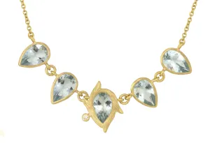 Lemongrass Aqua Necklace