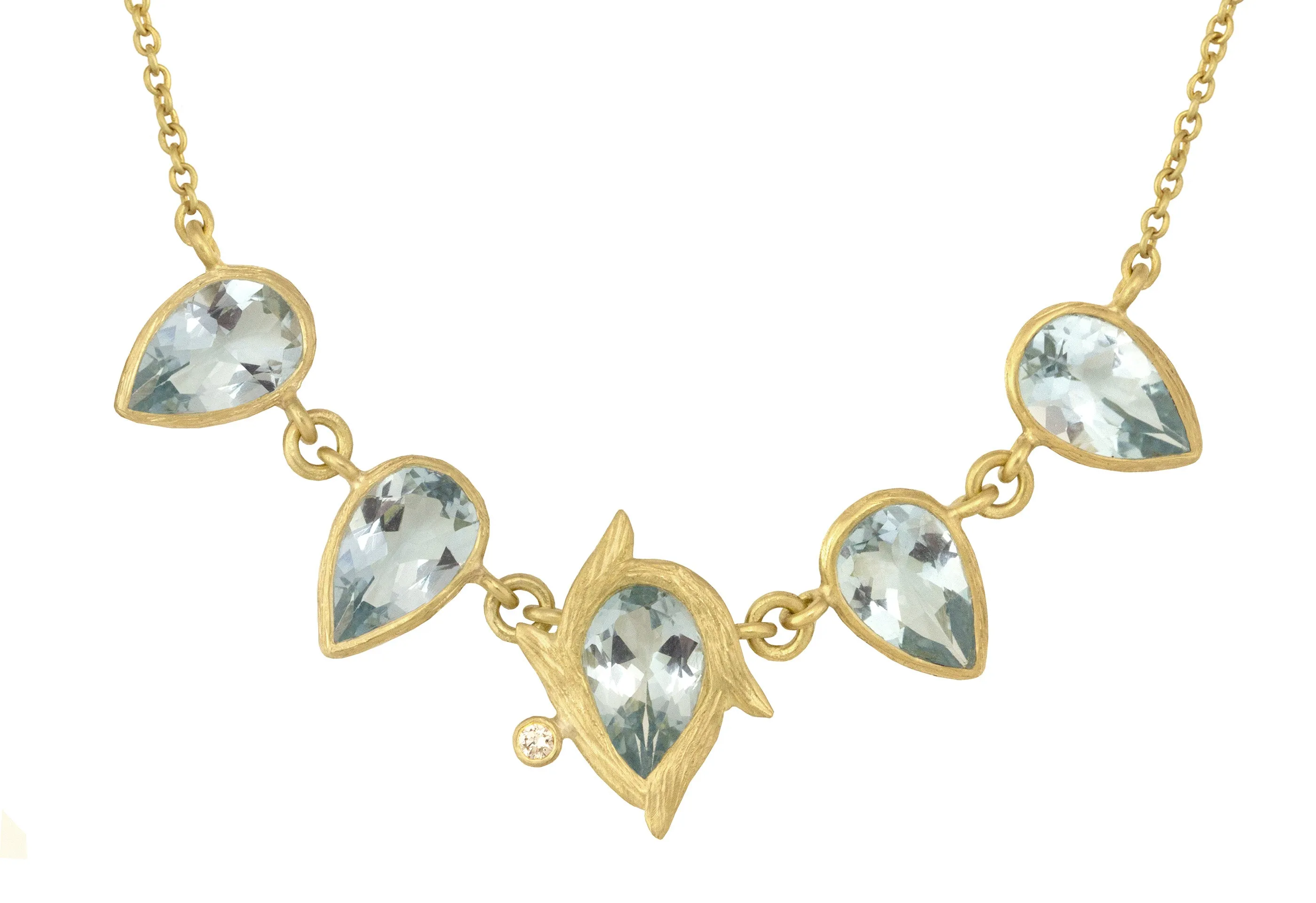 Lemongrass Aqua Necklace