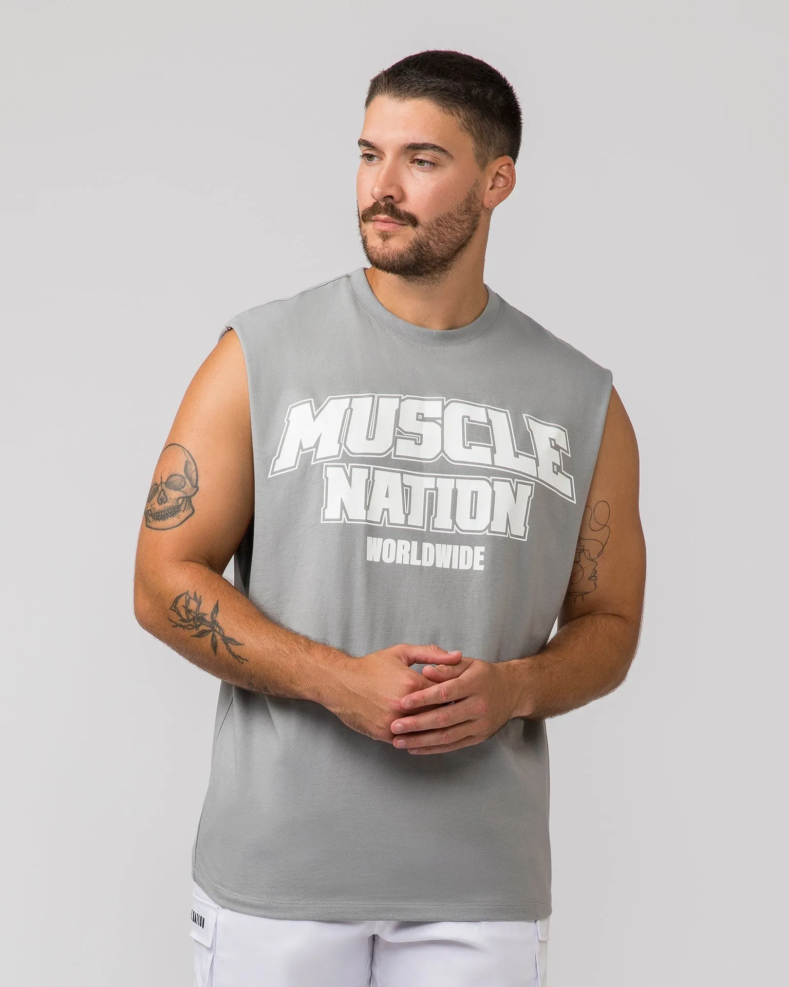 Lifting Muscle Tank - Jet Grey