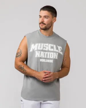 Lifting Muscle Tank - Jet Grey