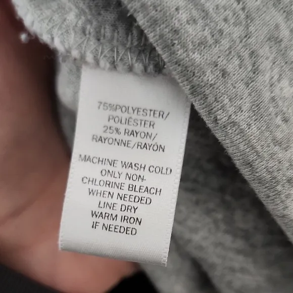 LOFT Gray Crew Neck Sweater