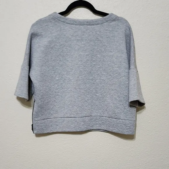 LOFT Gray Crew Neck Sweater