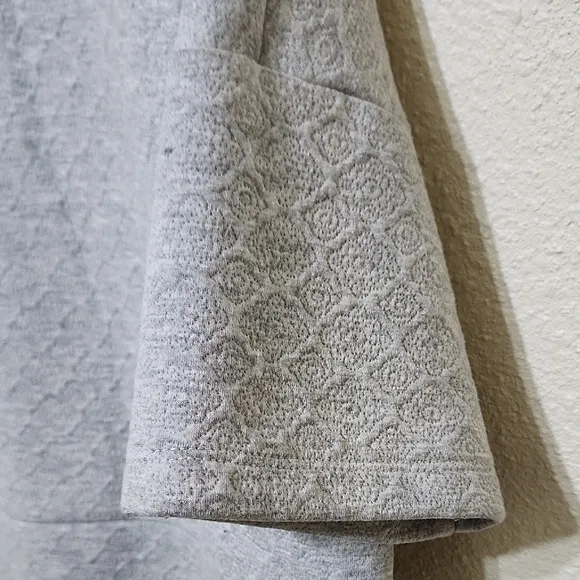 LOFT Gray Crew Neck Sweater