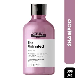 L'Oreal Professionnel Liss Unlimited Shampoo with Pro-Keratin and Kukui Nut Oil, Serie Expert (300ml)