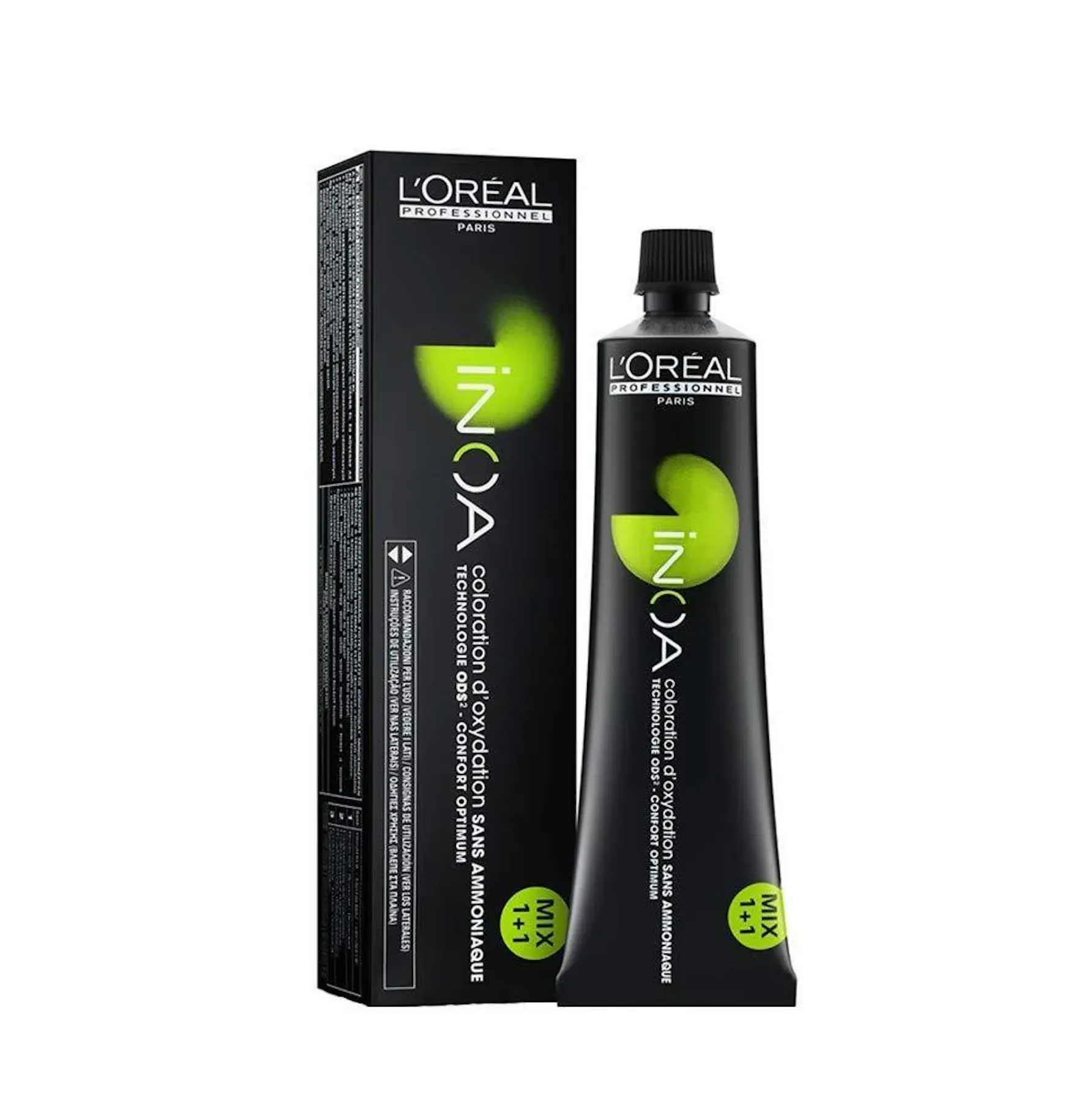 Loreal Professionnel Paris INOA Ammonia-free Permanent Hair Color - 2 (Darkest Brown)