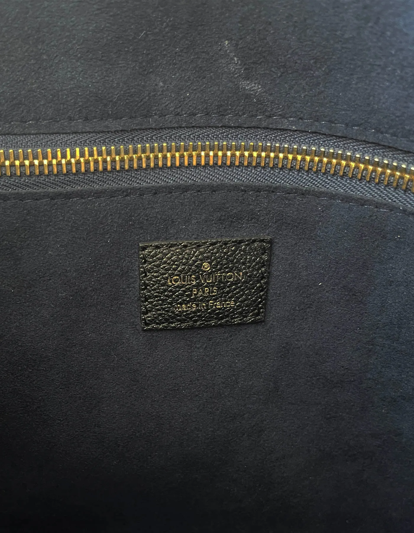 Louis Vuitton '21 Black Monogram Empreinte Leather Neverfull MM Tote Bag