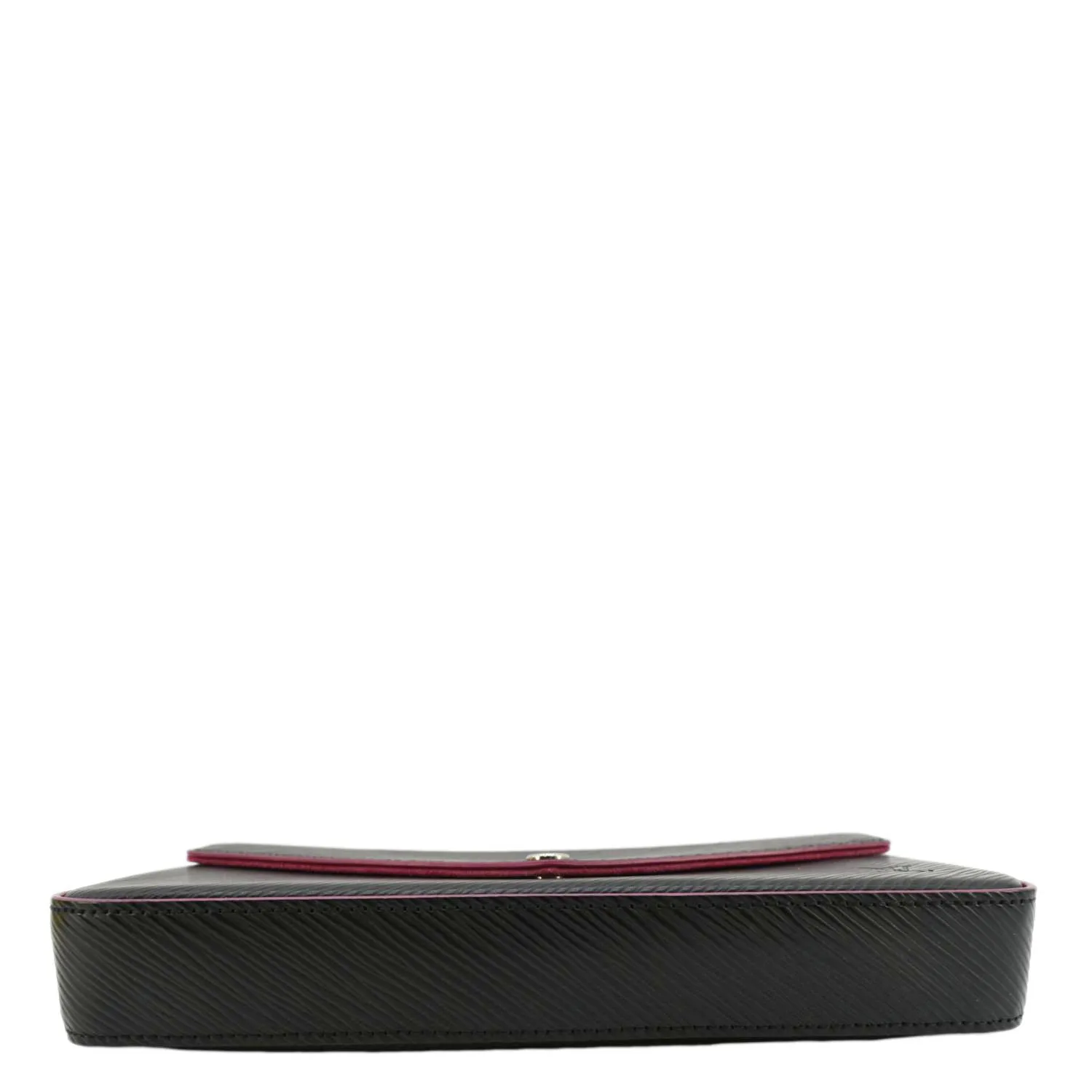 LOUIS VUITTON Felicie Pochette Epi Leather Crossbody Bag Black
