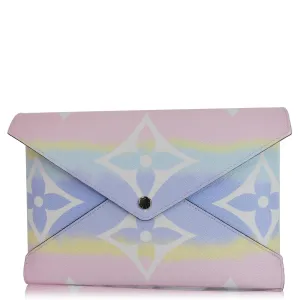 LOUIS VUITTON Kirigami Pochette Large Monogram Escale Clutch Pastel - Last Call