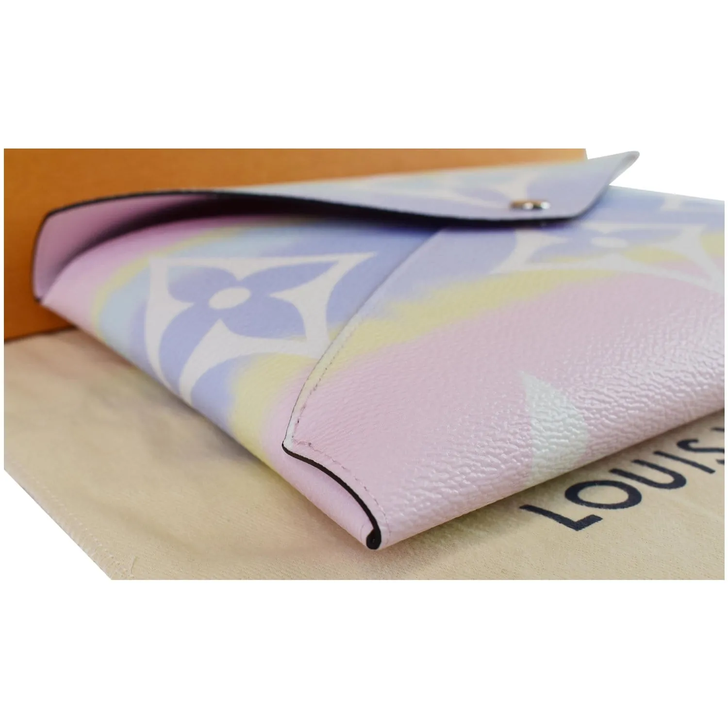 LOUIS VUITTON Kirigami Pochette Large Monogram Escale Clutch Pastel - Last Call