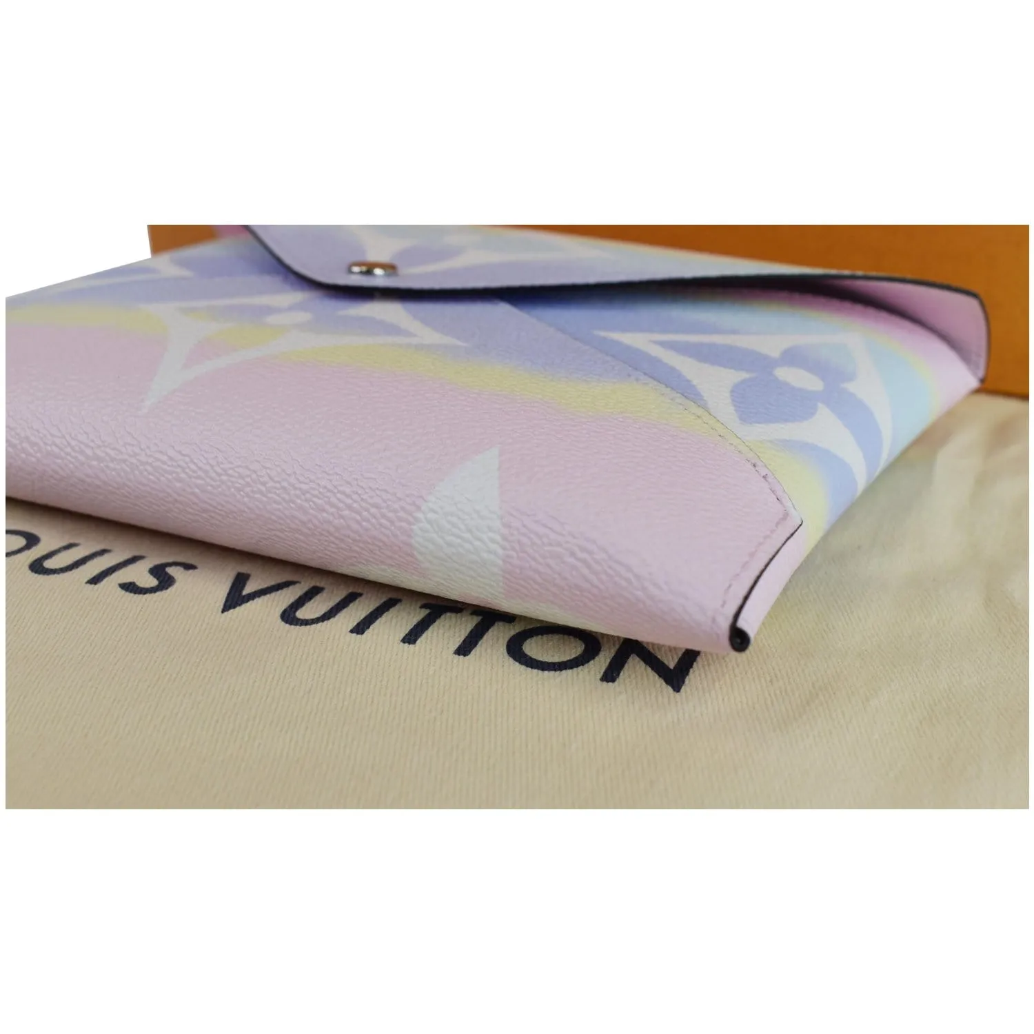 LOUIS VUITTON Kirigami Pochette Large Monogram Escale Clutch Pastel - Last Call