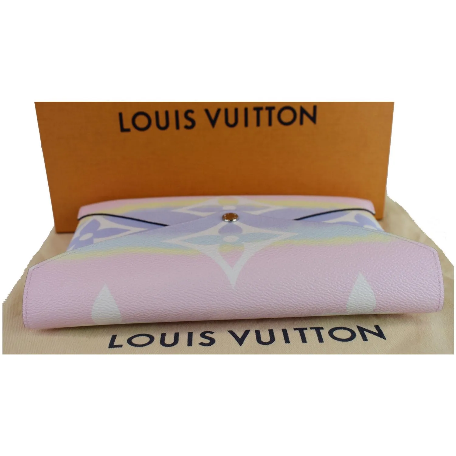 LOUIS VUITTON Kirigami Pochette Large Monogram Escale Clutch Pastel - Last Call