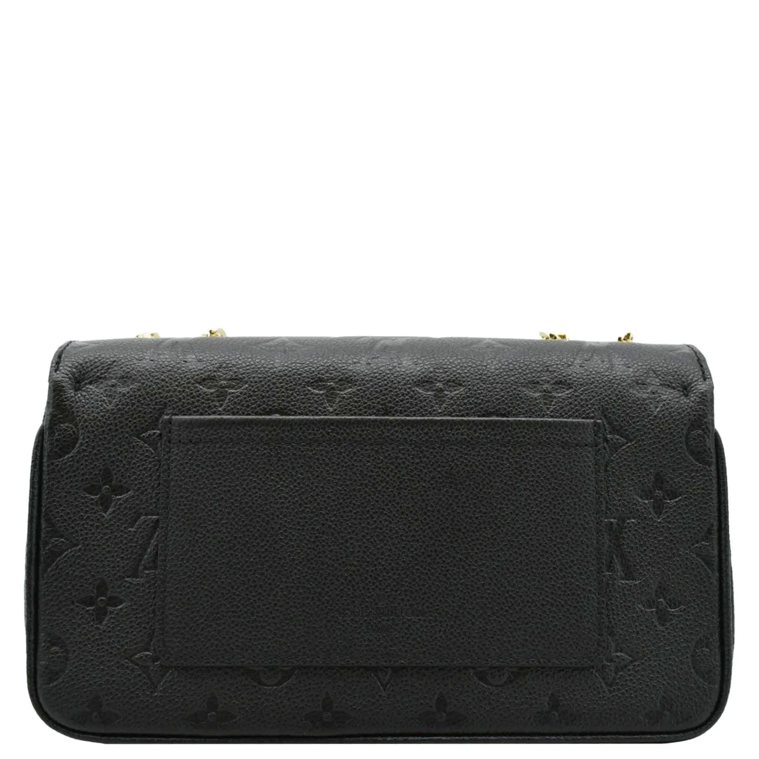 LOUIS VUITTON Marceau  Monogram Empreinte Leather Shoulder Bag Black