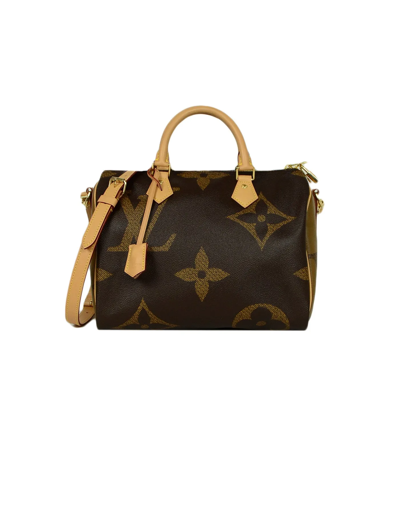 Louis Vuitton Monogram Giant Canvas Reverse Speedy Bandouliere 30 Bag