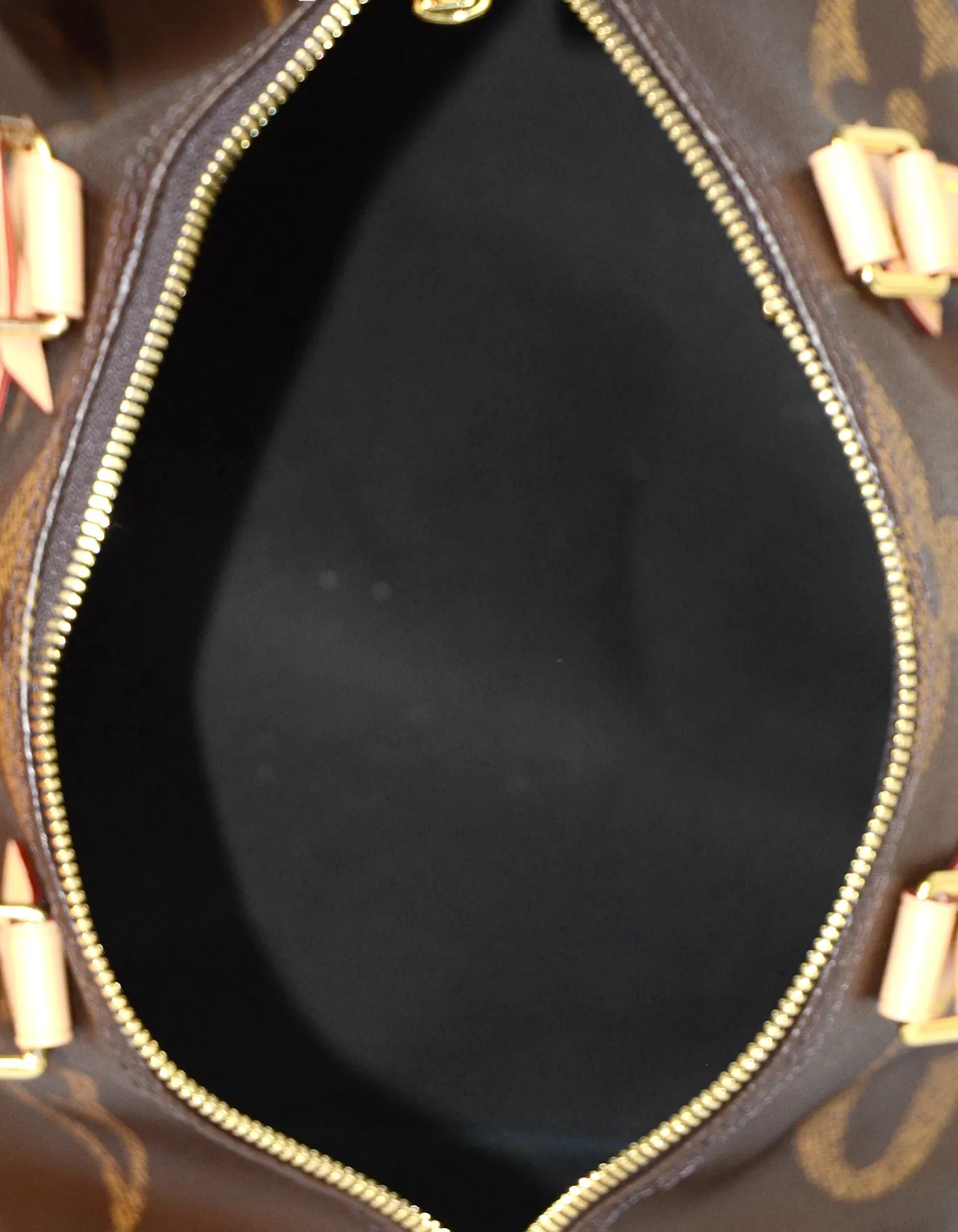 Louis Vuitton Monogram Giant Canvas Reverse Speedy Bandouliere 30 Bag