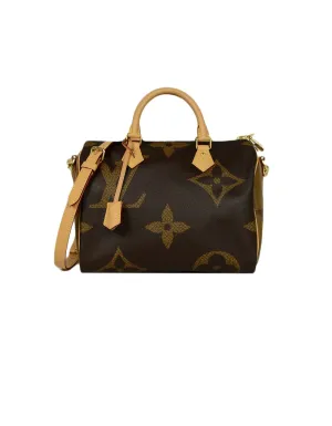 Louis Vuitton Monogram Giant Canvas Reverse Speedy Bandouliere 30 Bag