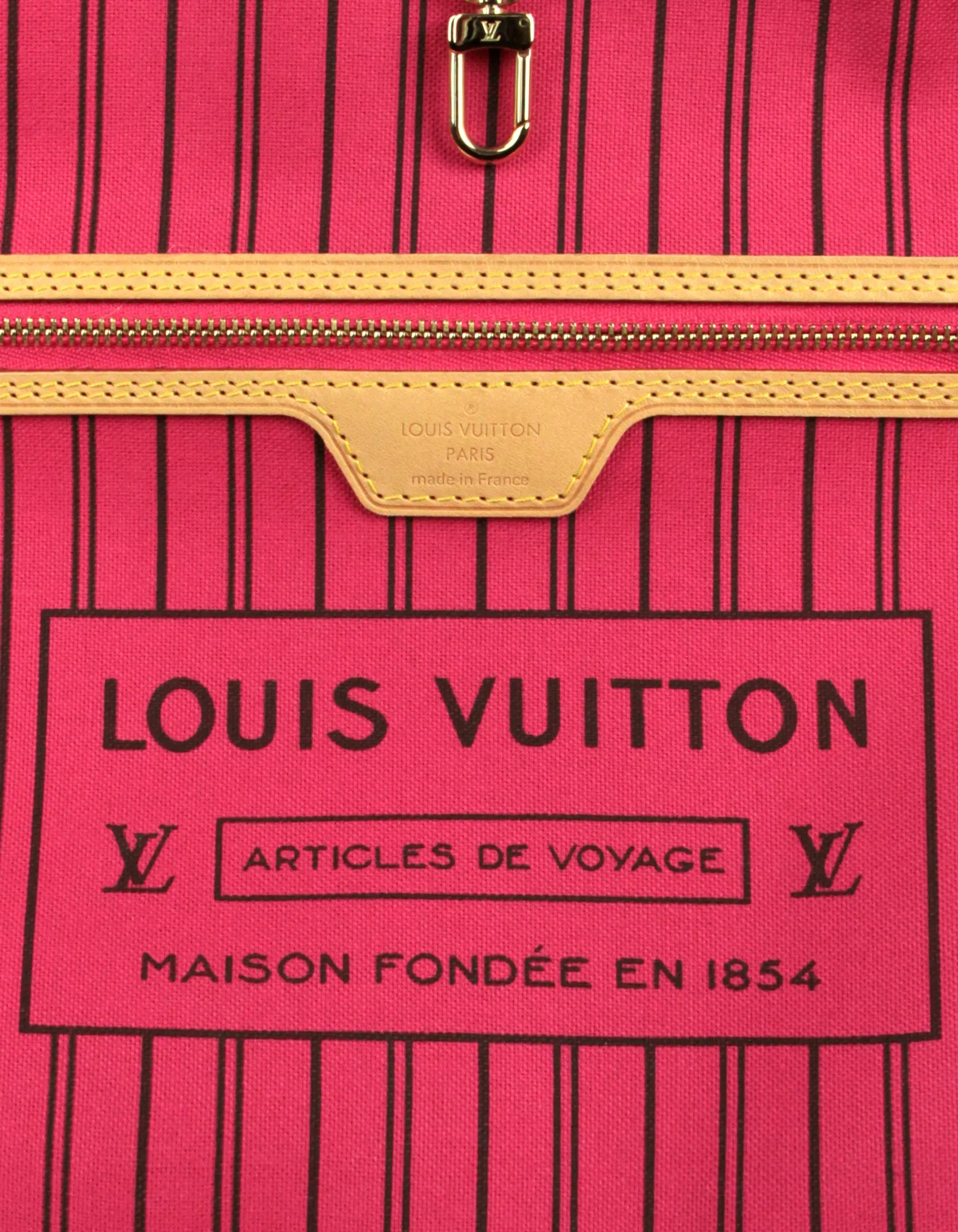 Louis Vuitton Monogram Love Lock Neverfull MM Tote Bag
