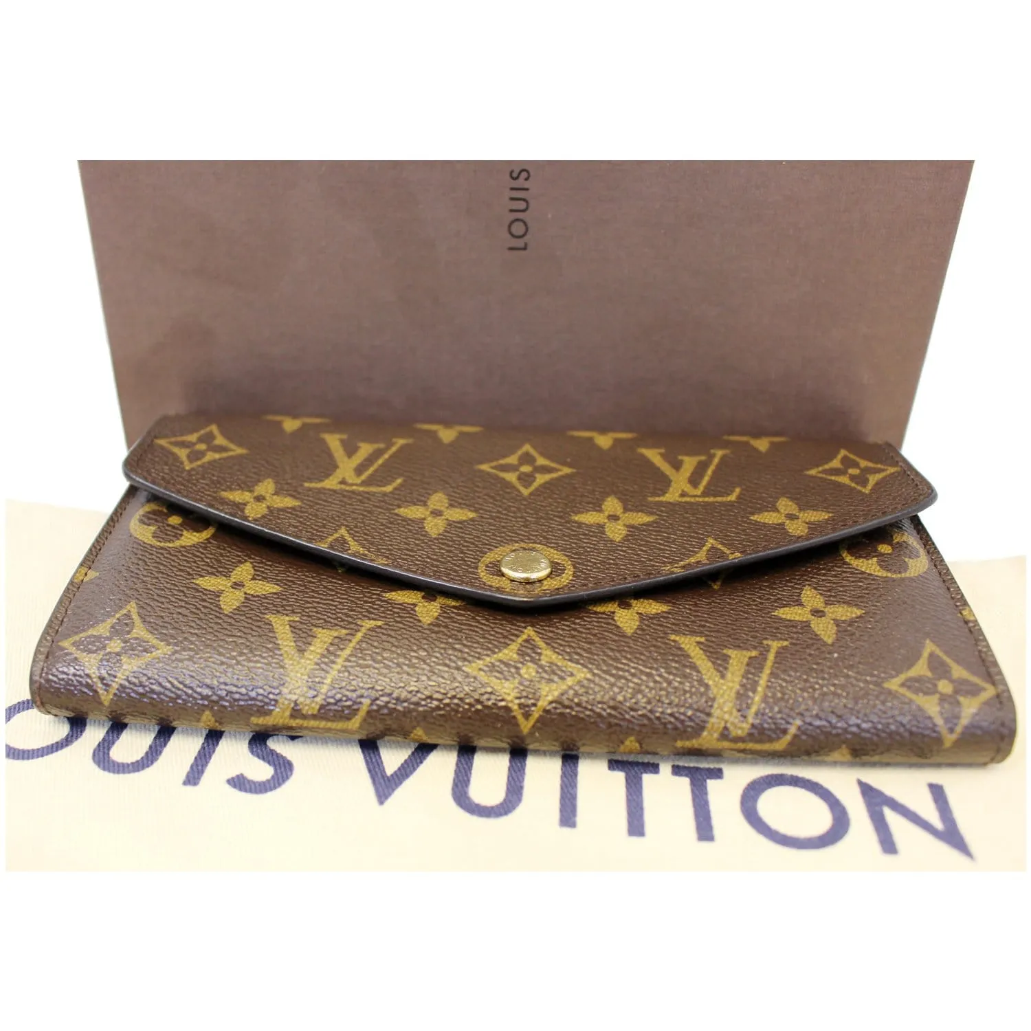 LOUIS VUITTON Sarah NM Monogram Canvas Wallet