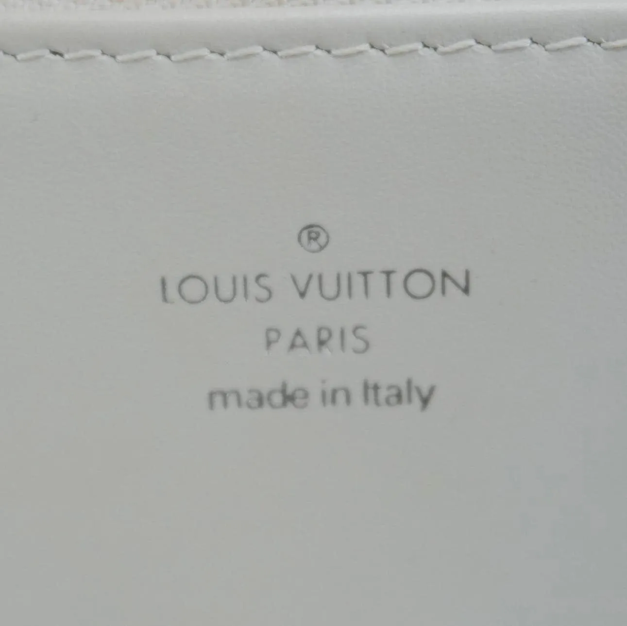 LOUIS VUITTON Swing Reverse Monogram Shoulder Bag White