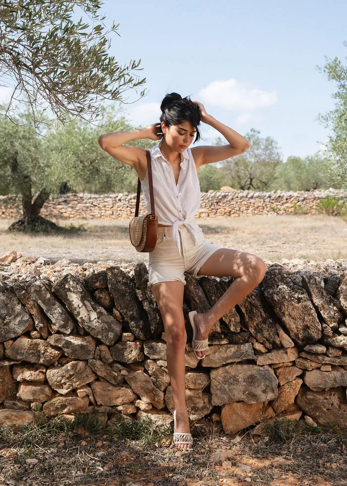 Luna Bag in Black Rattan