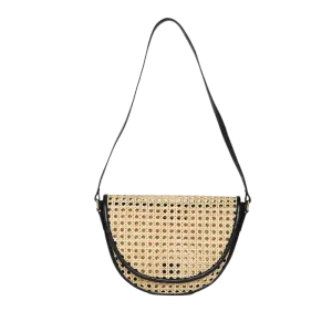 Luna Bag in Black Rattan
