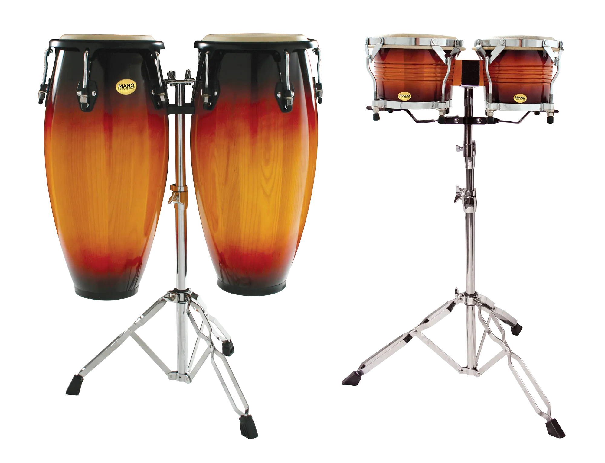 Mano Percussion Bongo/Conga & Stand Package