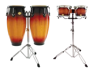 Mano Percussion Bongo/Conga & Stand Package