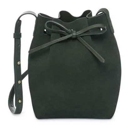 MANSURSTUDIOS suede bucket bag mansur women faux suede shoulder bag