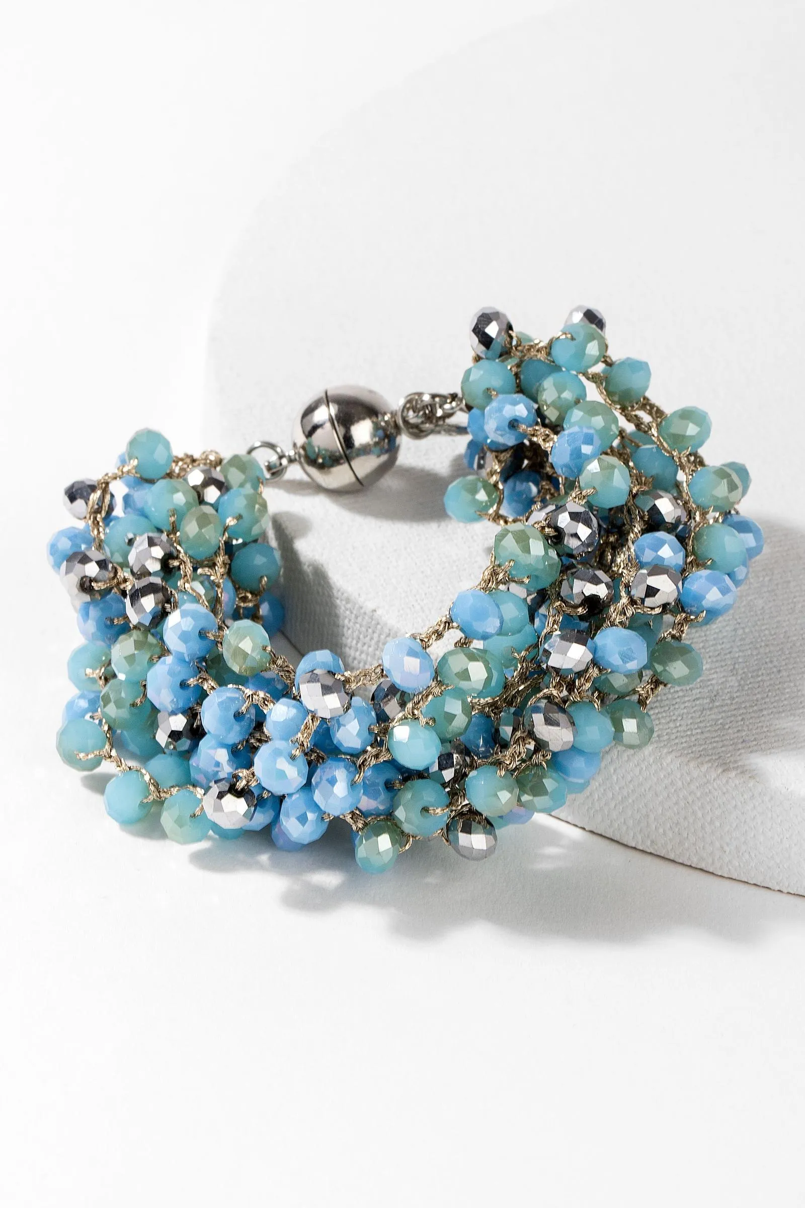 Mardi Beaded Statement Bracele