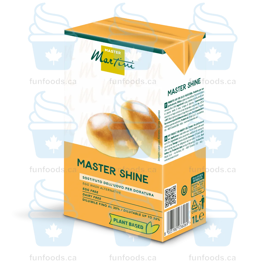 Master Shine Plant Based Eggwash Alternative - Case of 12 x 1L - Master Martini Canada