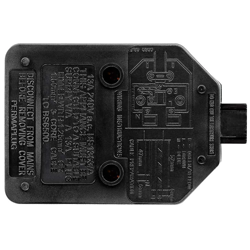 Masterplug EXS13110B 1 Socket 10m 13A Heavy Duty Extension Lead Black