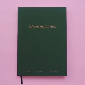 Meeting Notes A4 Notebook | Corporate Girlie Collection